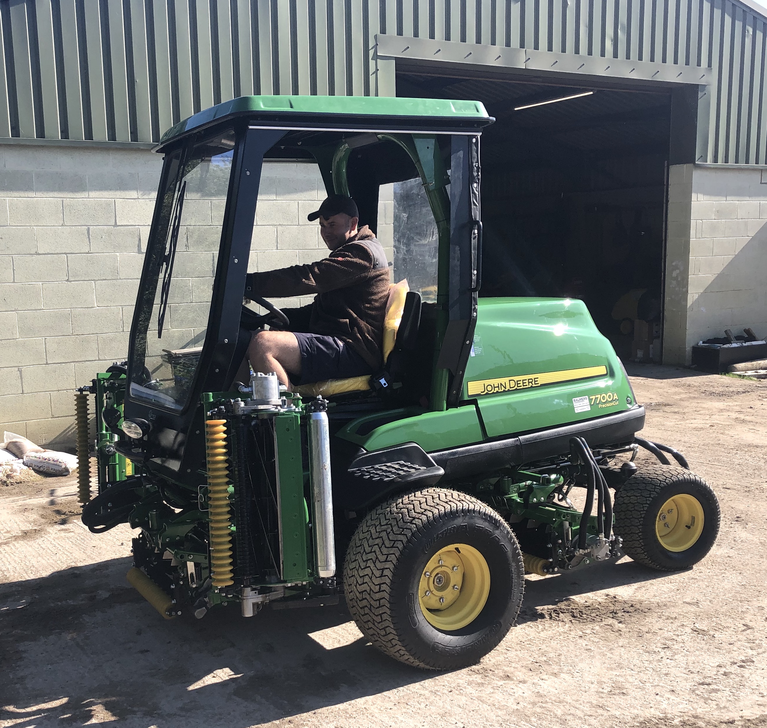 New John Deere 7700A fairway mower for Scarcroft GC