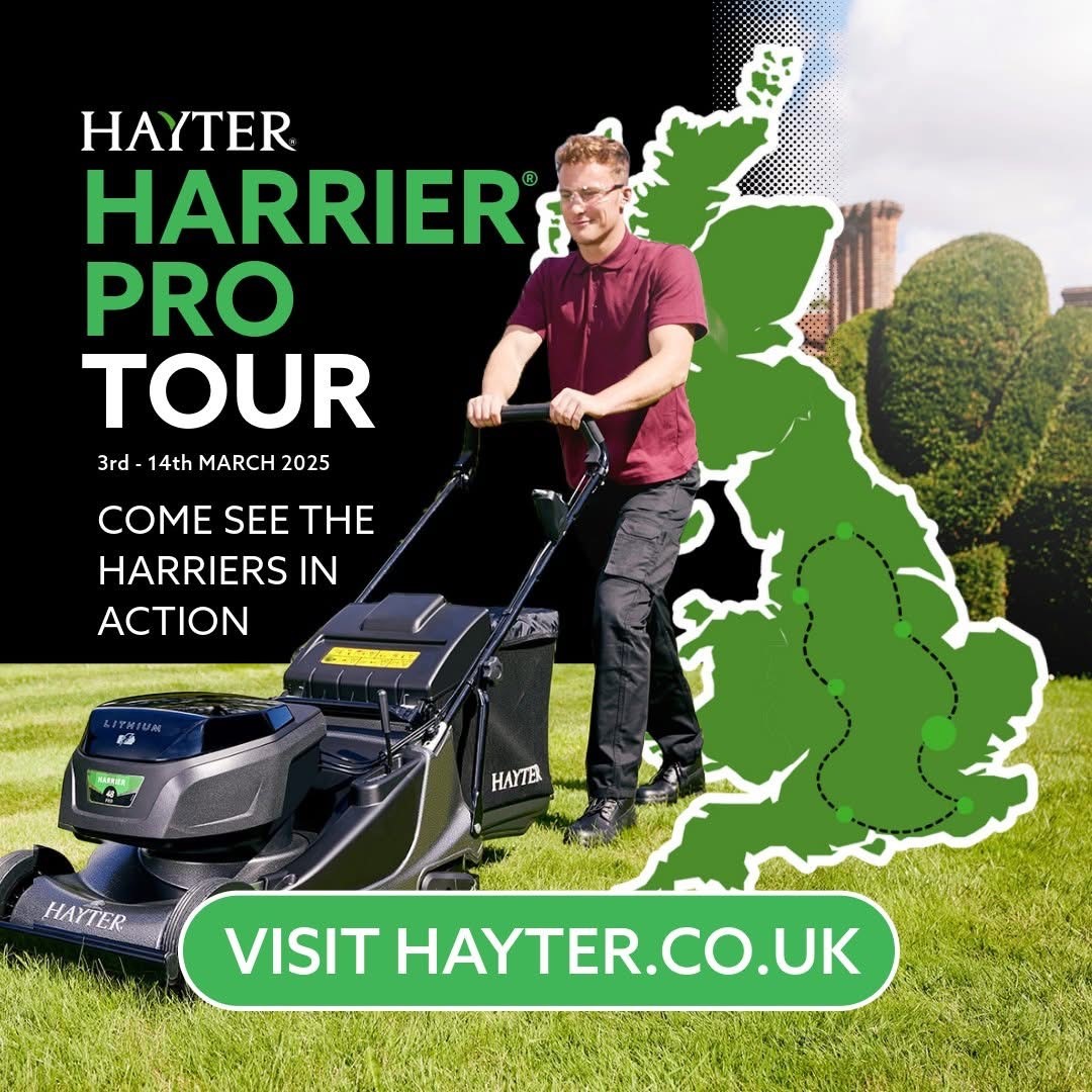 You're invited to the Hayter Harrier® Pro Tour!