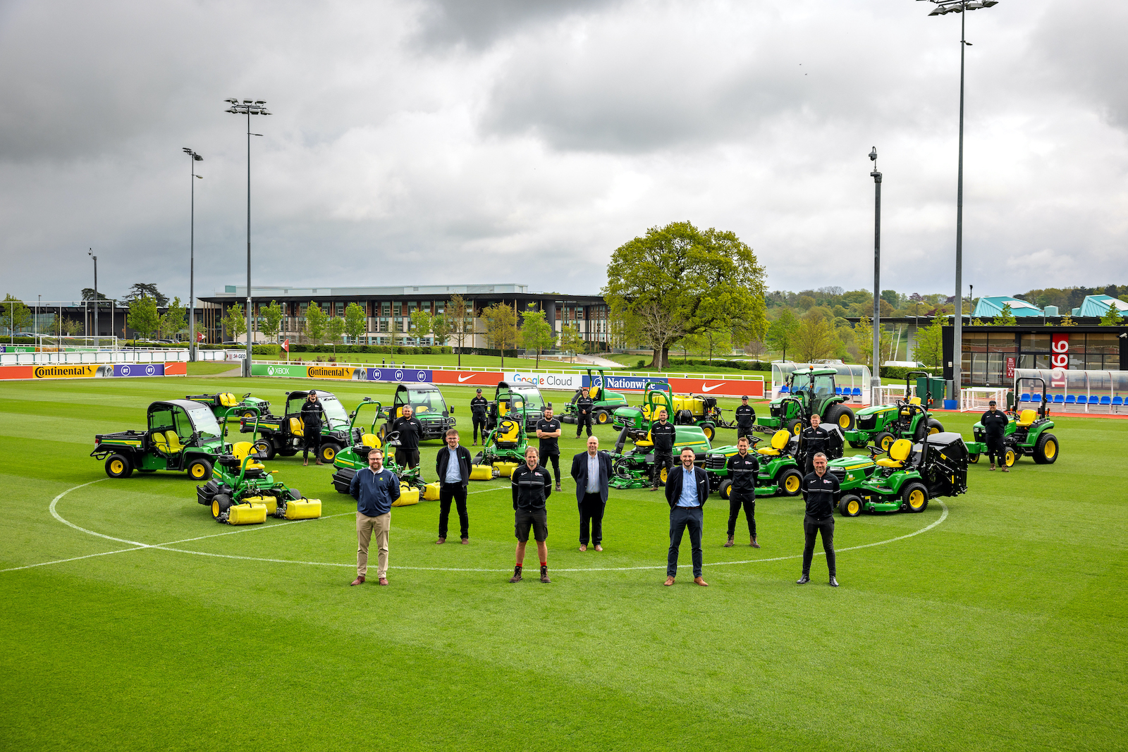 Great expectations: presenting world-class football pitches at St George's Park