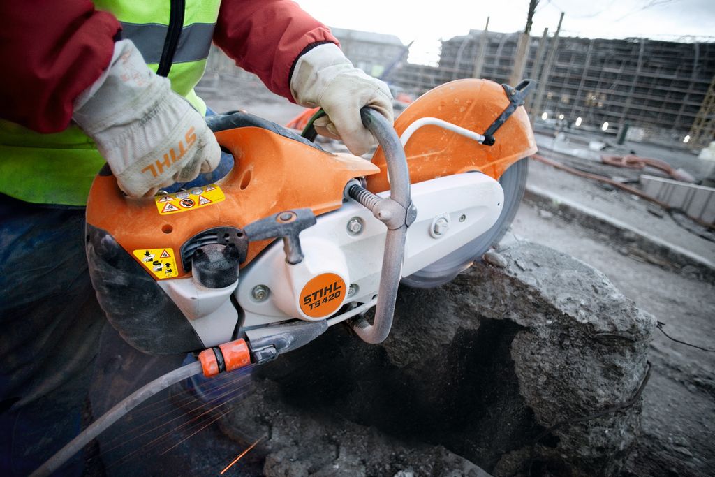 The technology of Stihl cut-off saws