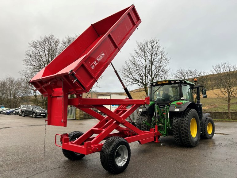 D W Tomlin 3.5 Tonne High Lift Trailer 